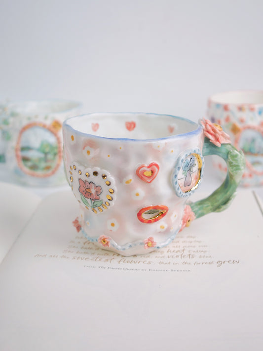 Blush bloom mug (Defect)