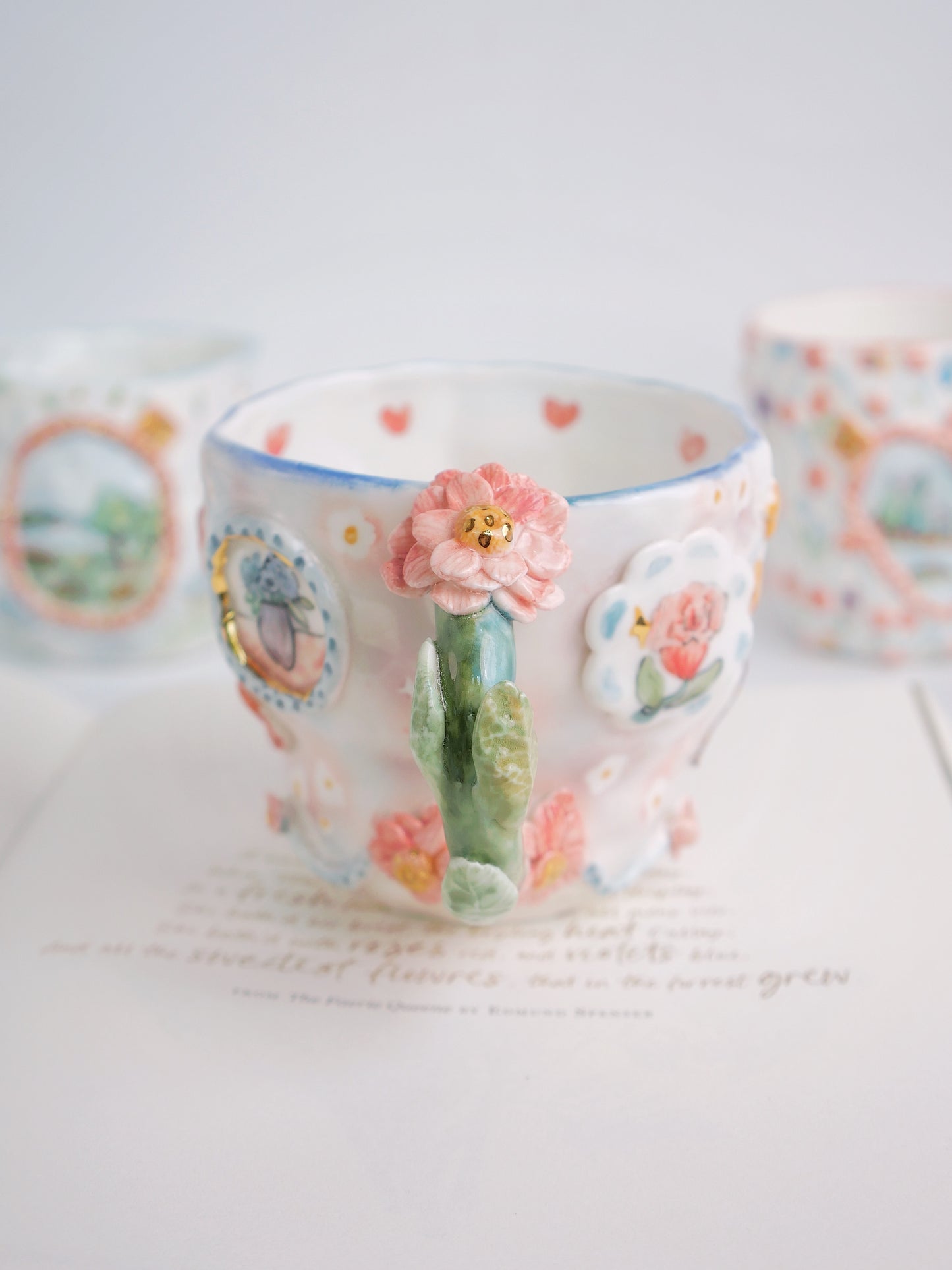 Blush bloom mug (Defect)