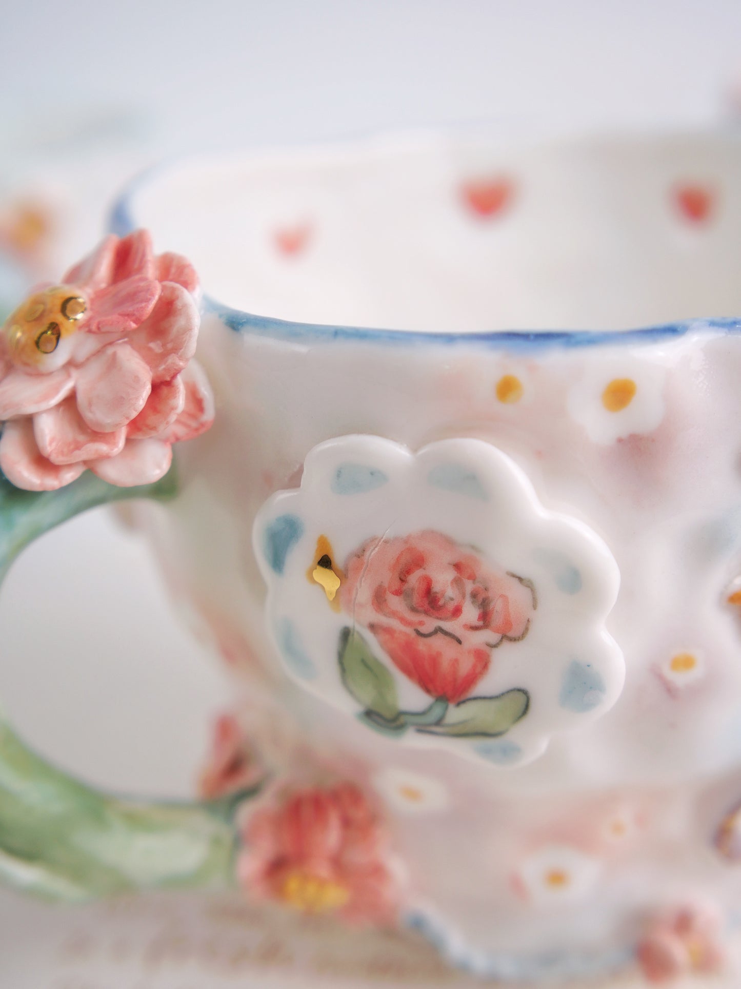 Blush bloom mug (Defect)
