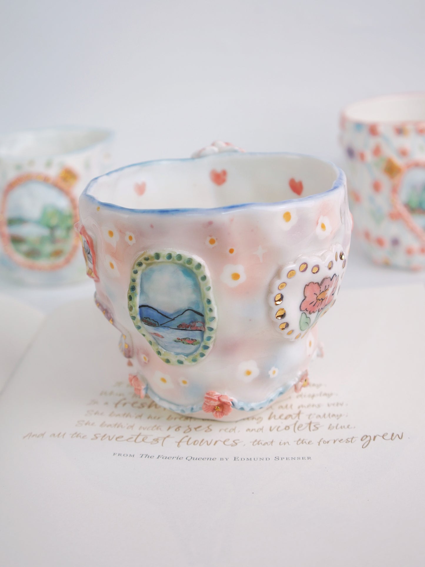 Blush bloom mug (Defect)