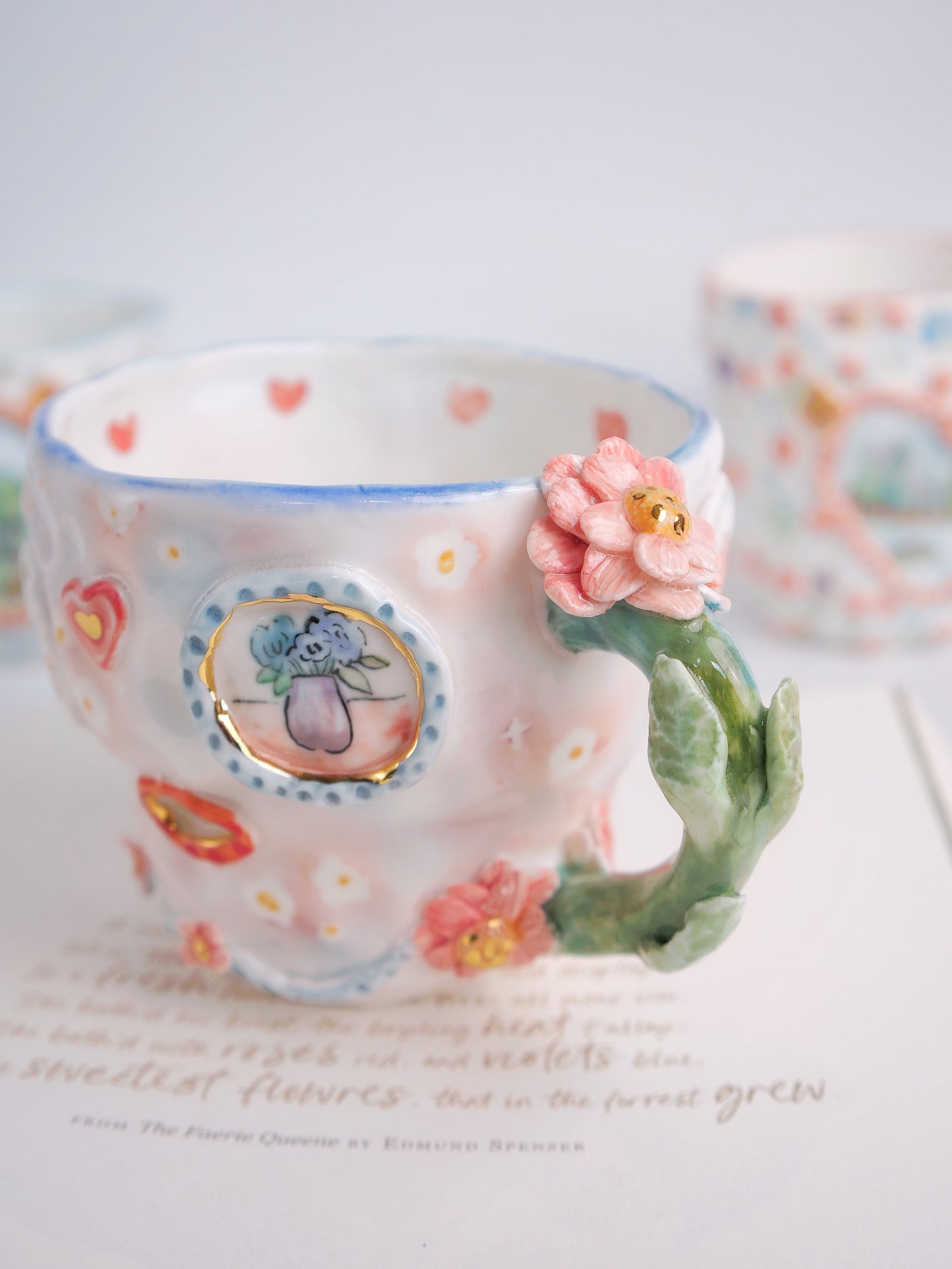 Blush bloom mug (Defect)