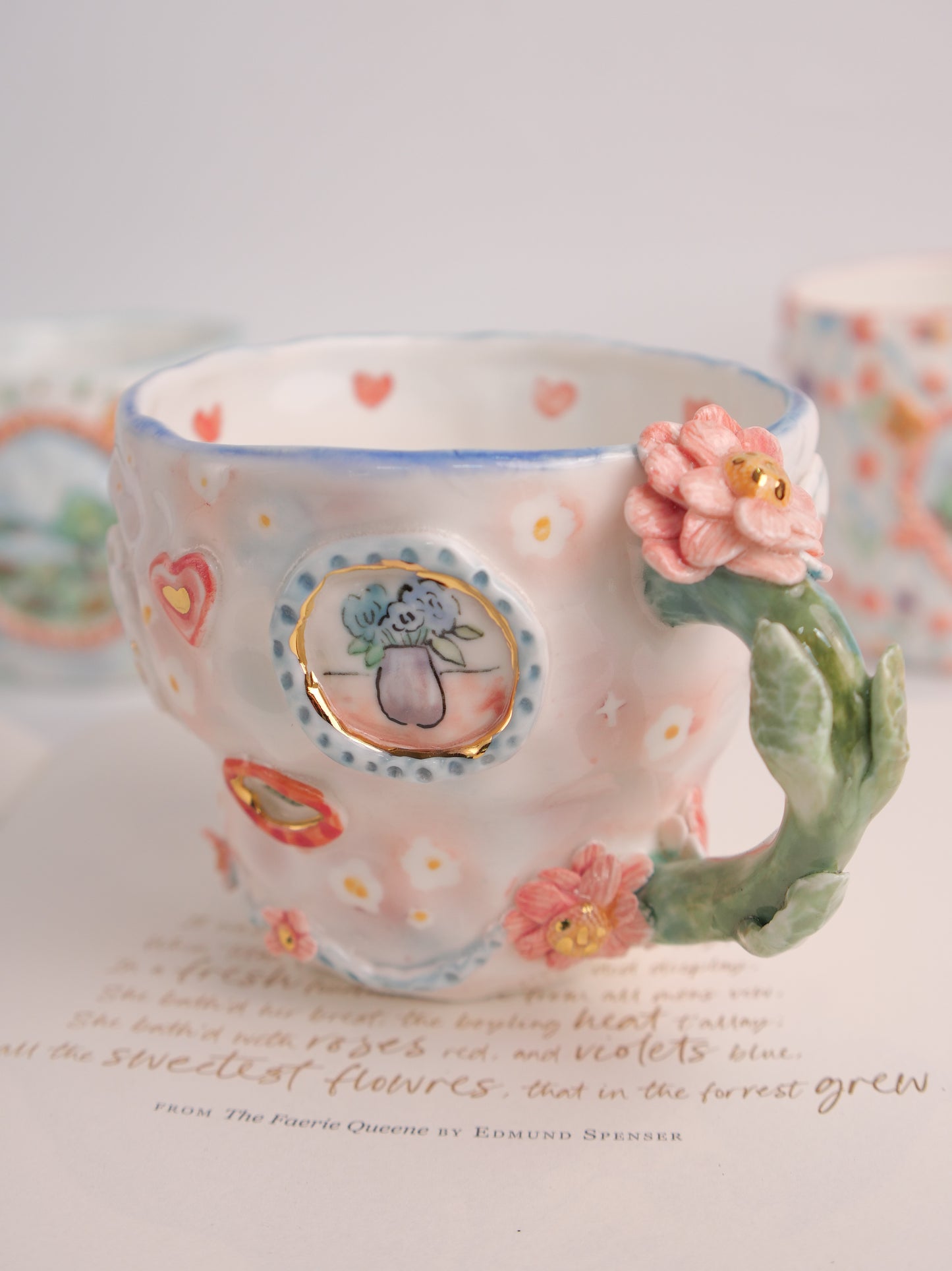 Blush bloom mug (Defect)