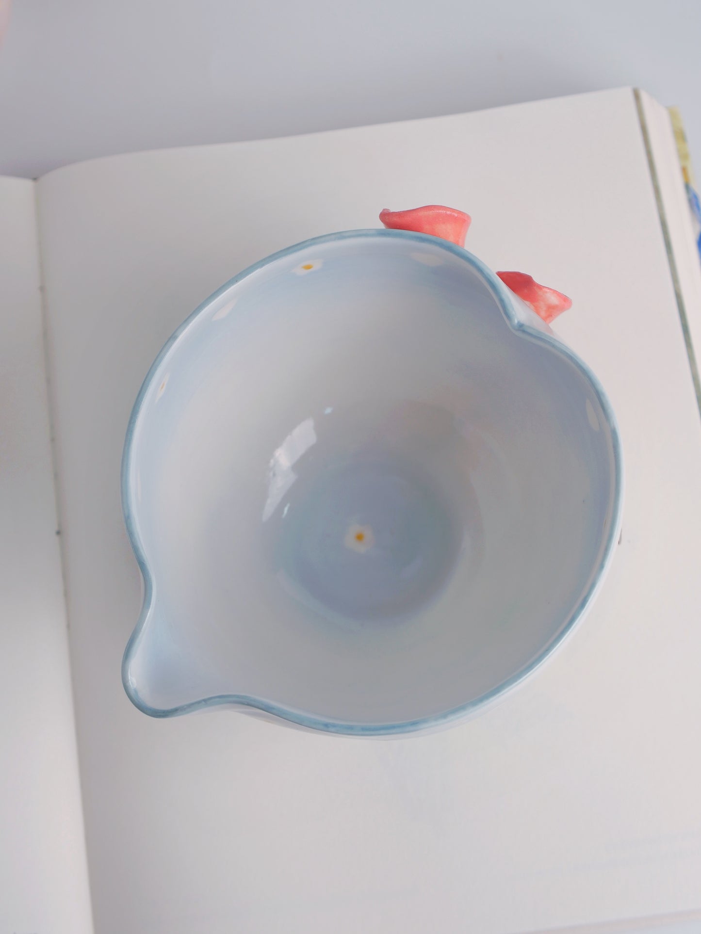 Calla lily matcha bowl
