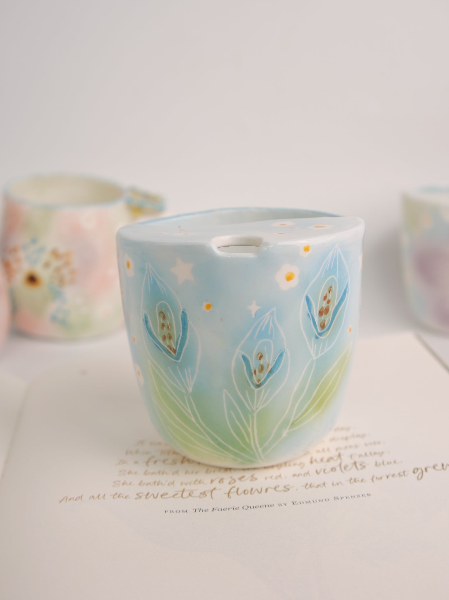 Calla lily sip cup