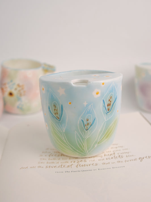 Calla lily sip cup