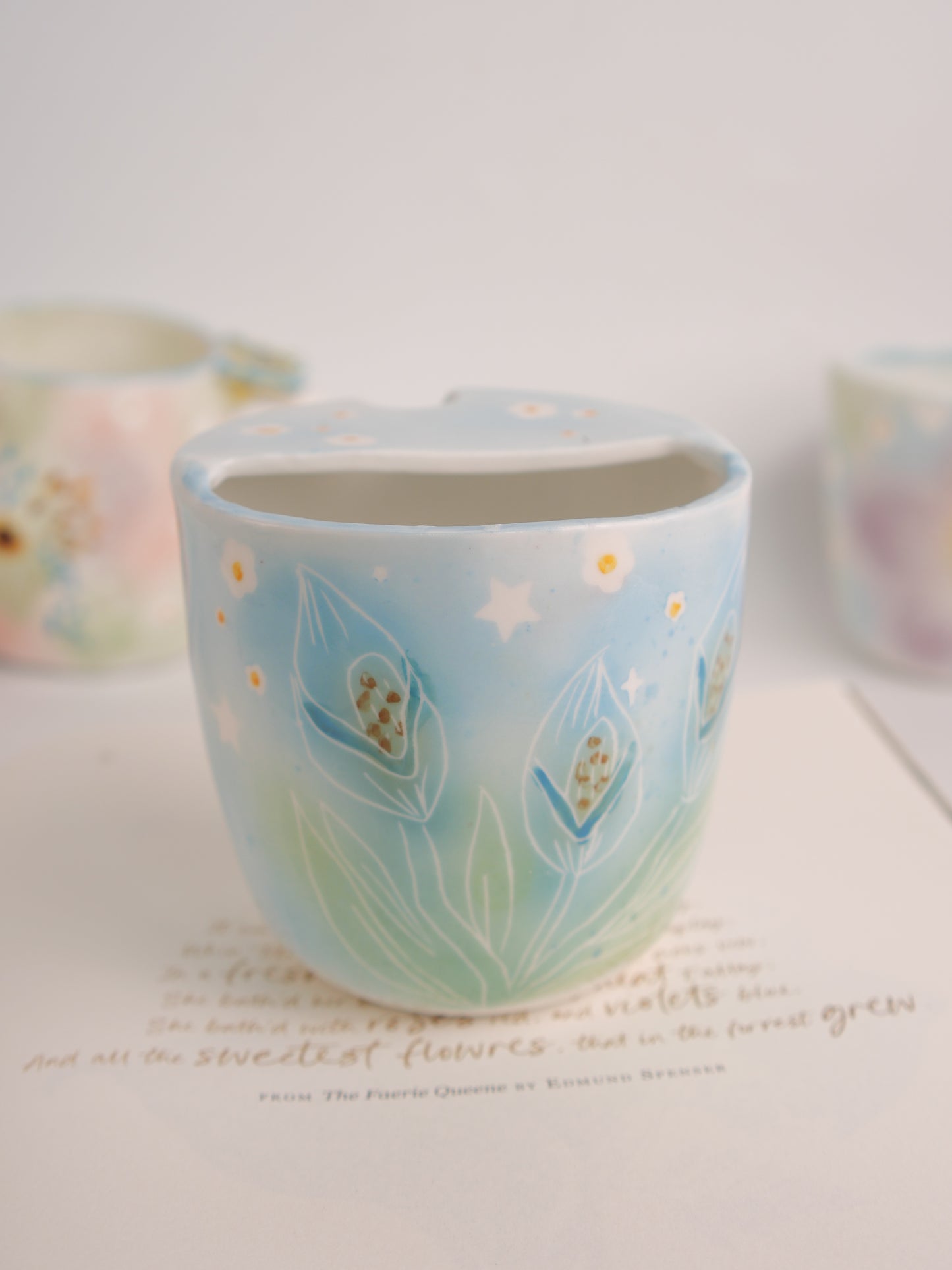 Calla lily sip cup