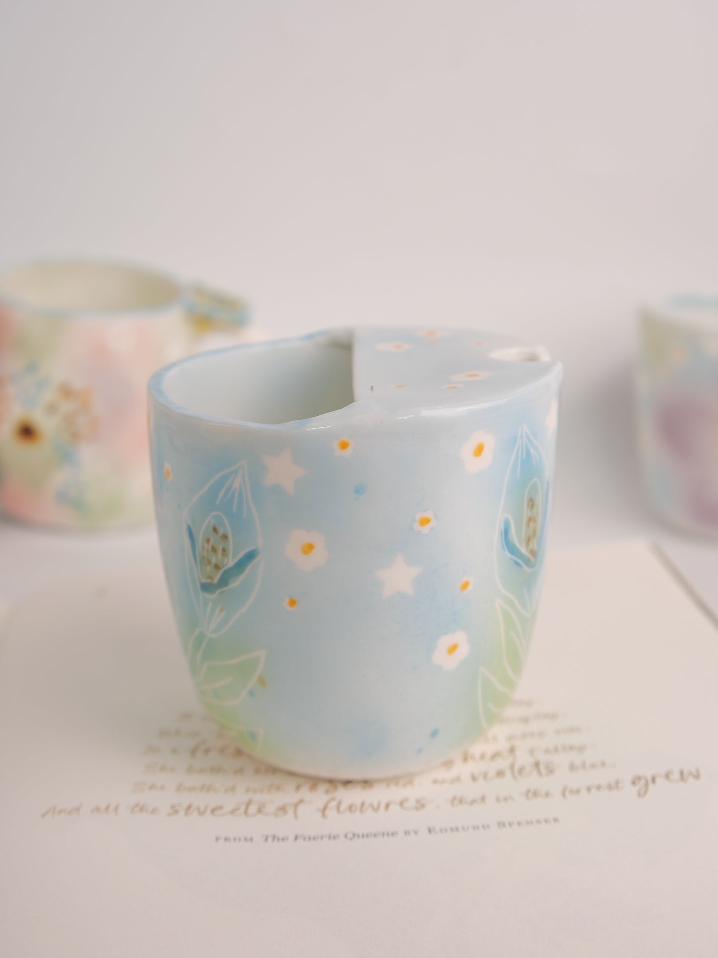 Calla lily sip cup