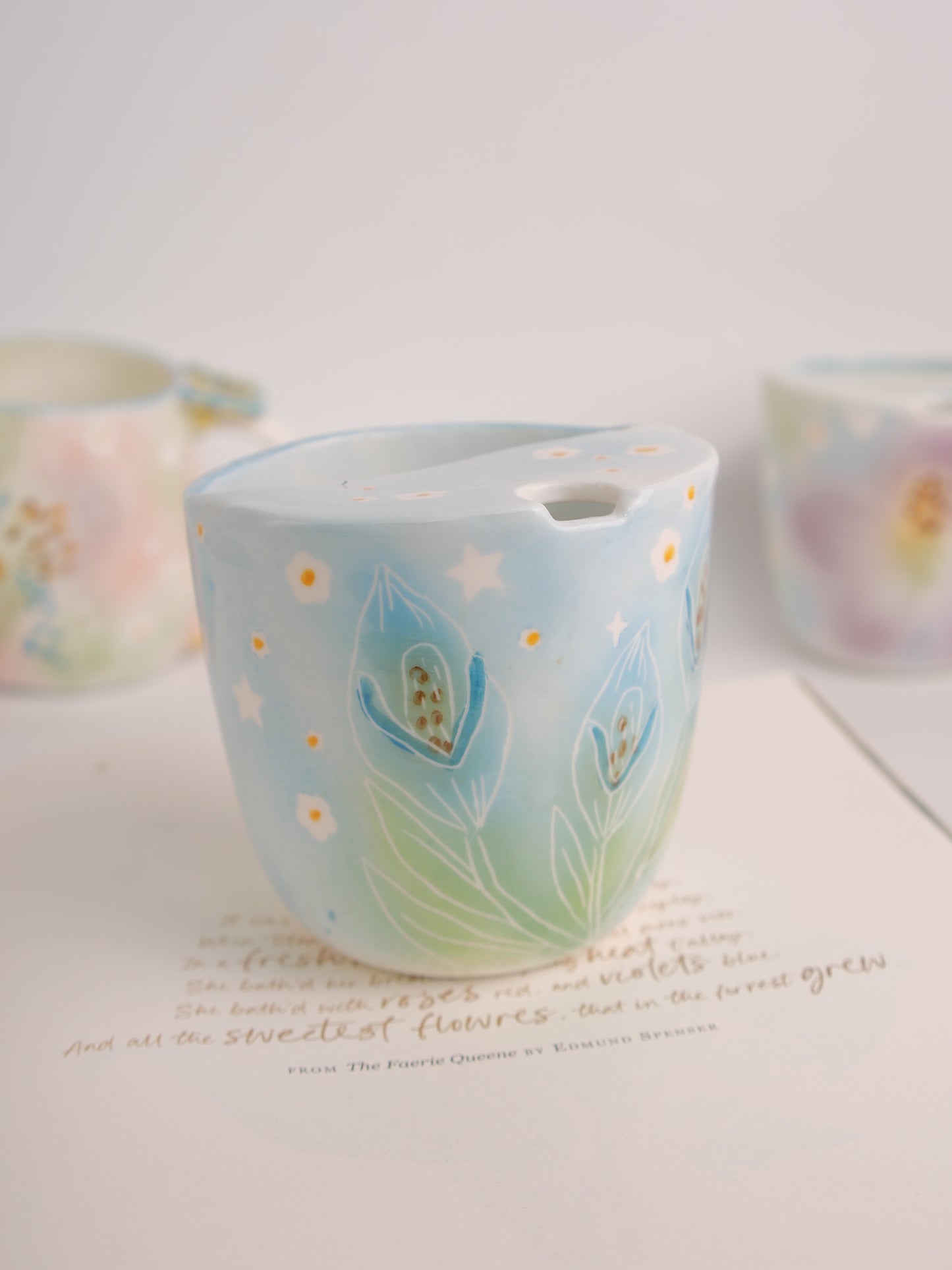 Calla lily sip cup
