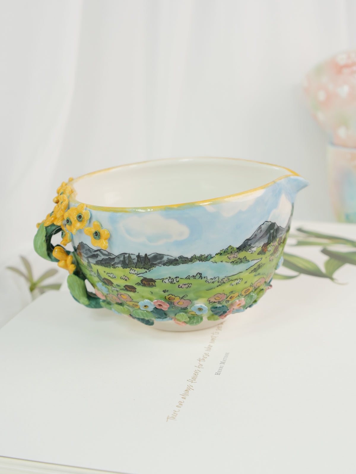 Dolomites Summer — Buttercup Matcha Bowl