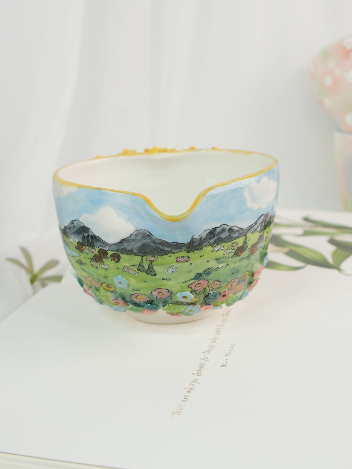 Dolomites Summer — Buttercup Matcha Bowl