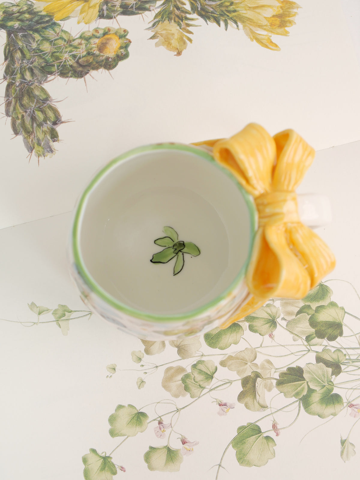 Yellow Ribbon orchid mug