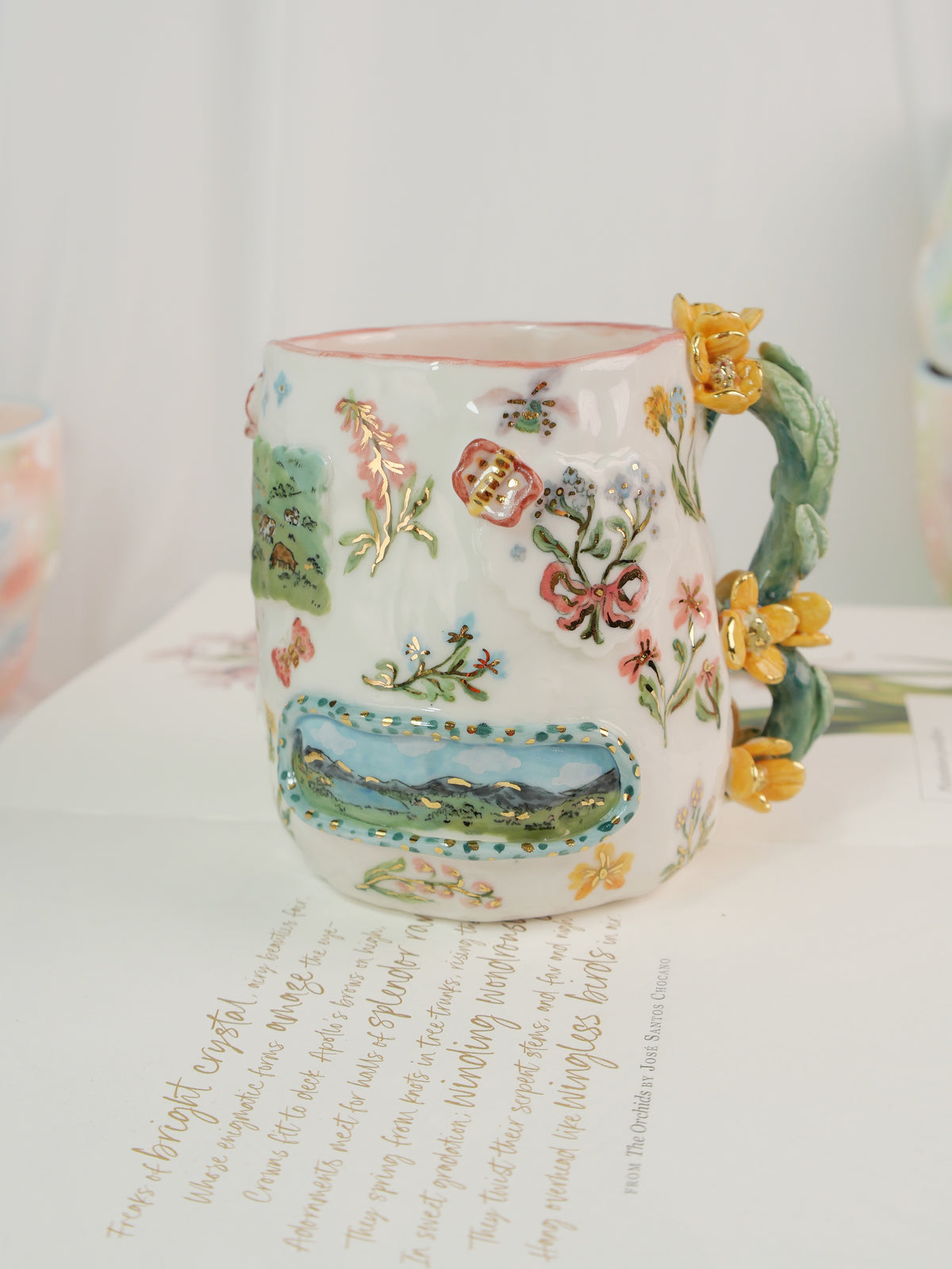 Alpine Poppies mug