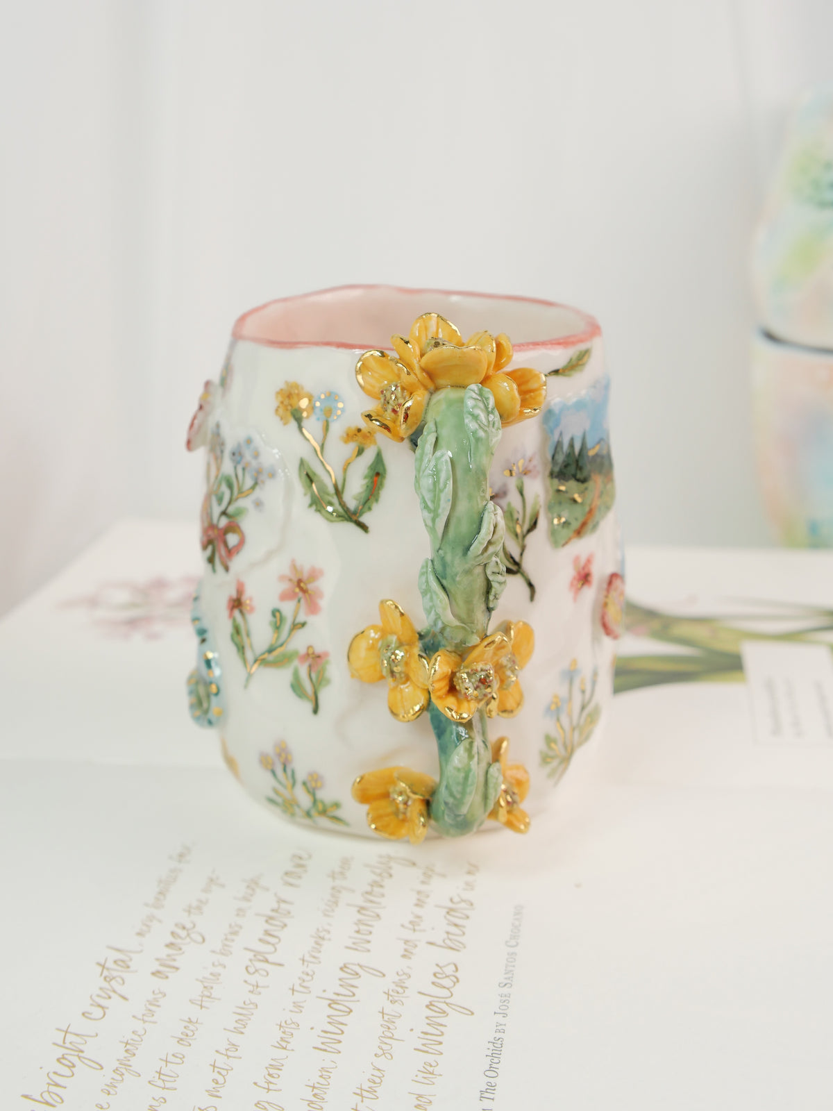 Alpine Poppies mug