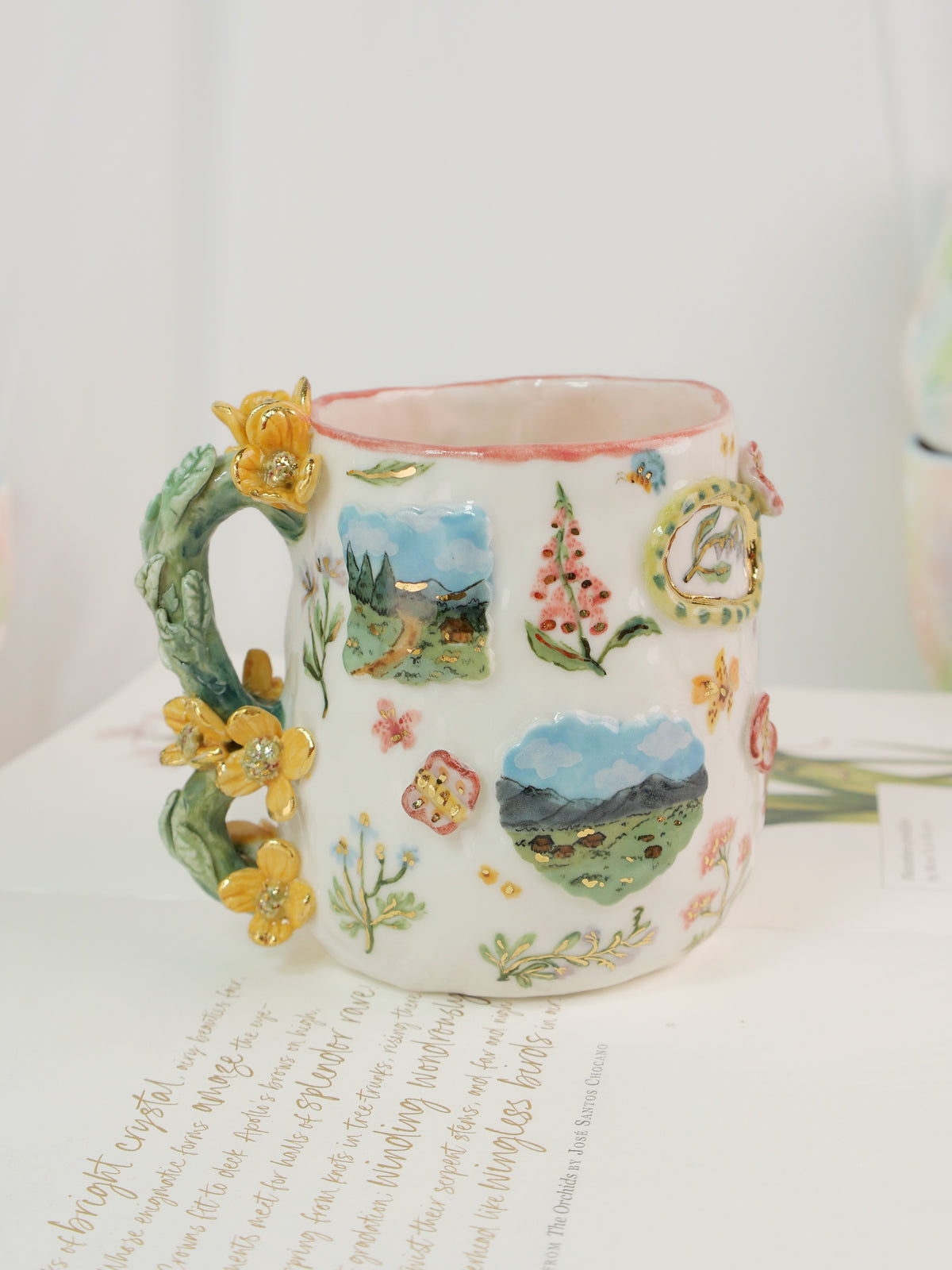 Alpine Poppies mug