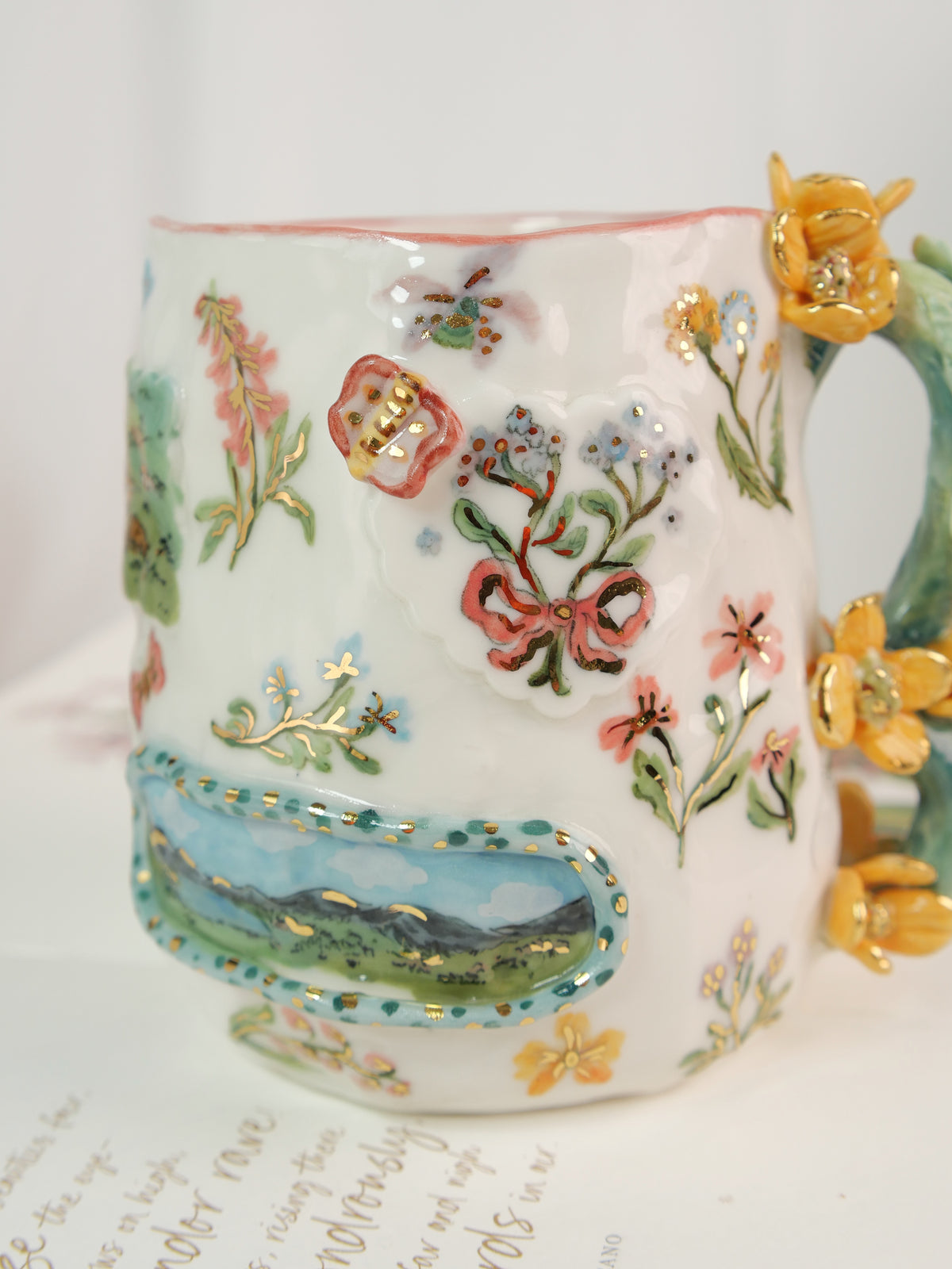 Alpine Poppies mug