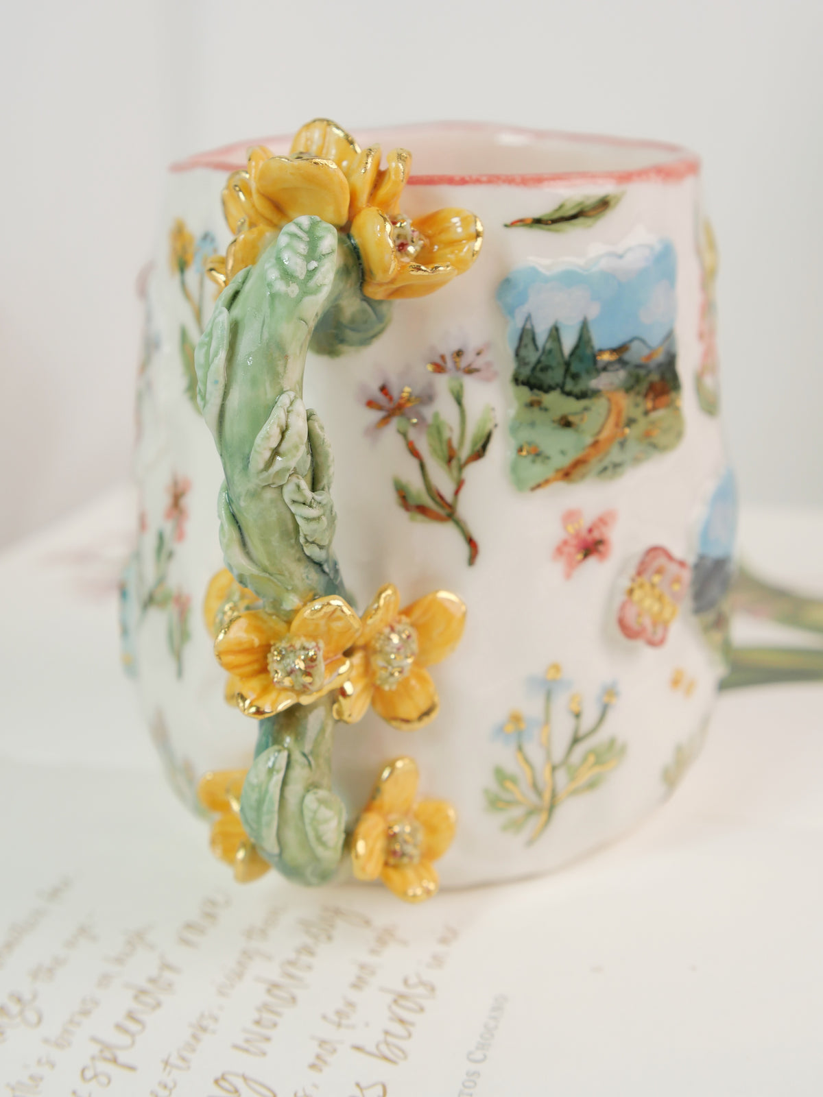 Alpine Poppies mug