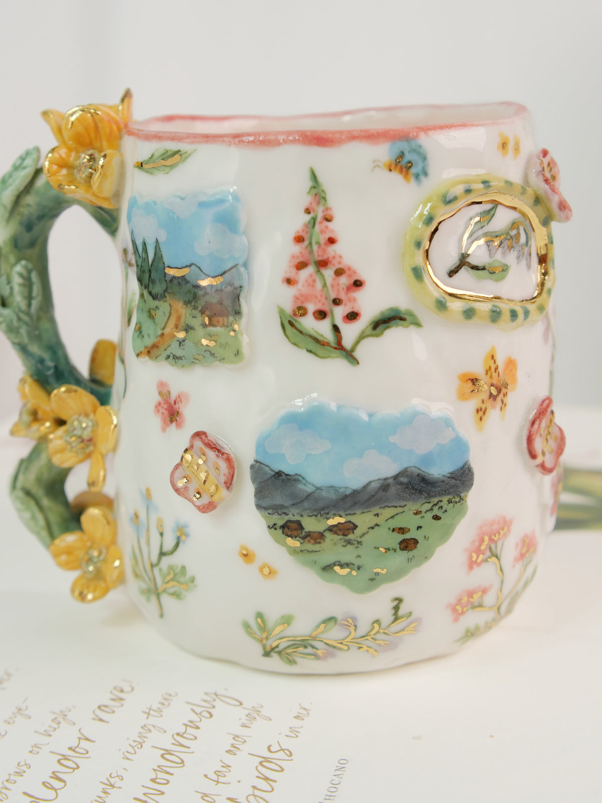 Alpine Poppies mug